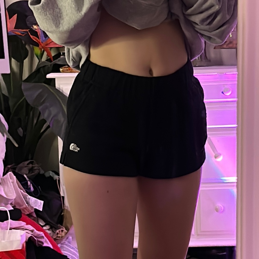The North Face black lounge shorts